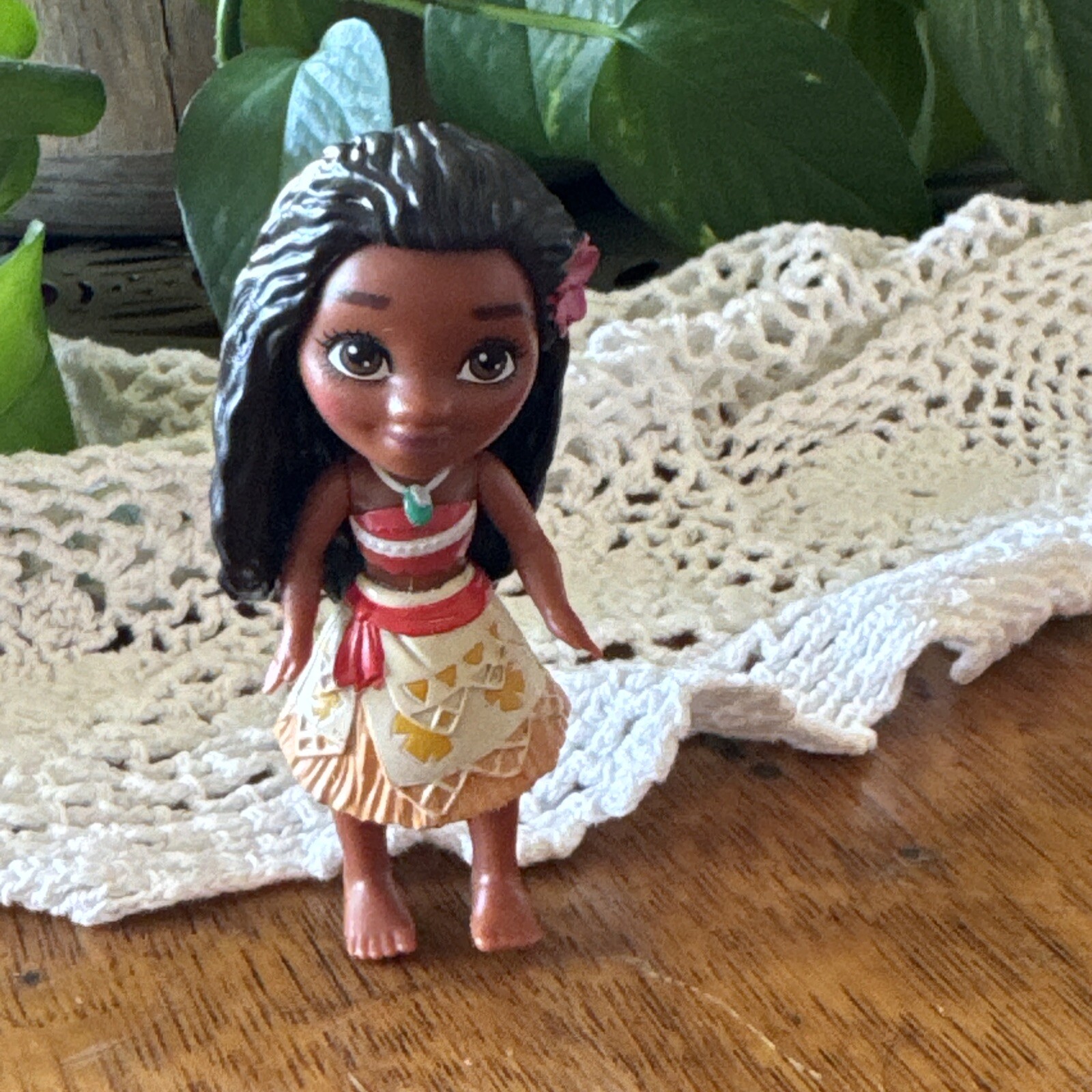 DISNEY PRINCESS POSABLE MINI TODDLER DOLL MOANA 3 Inch