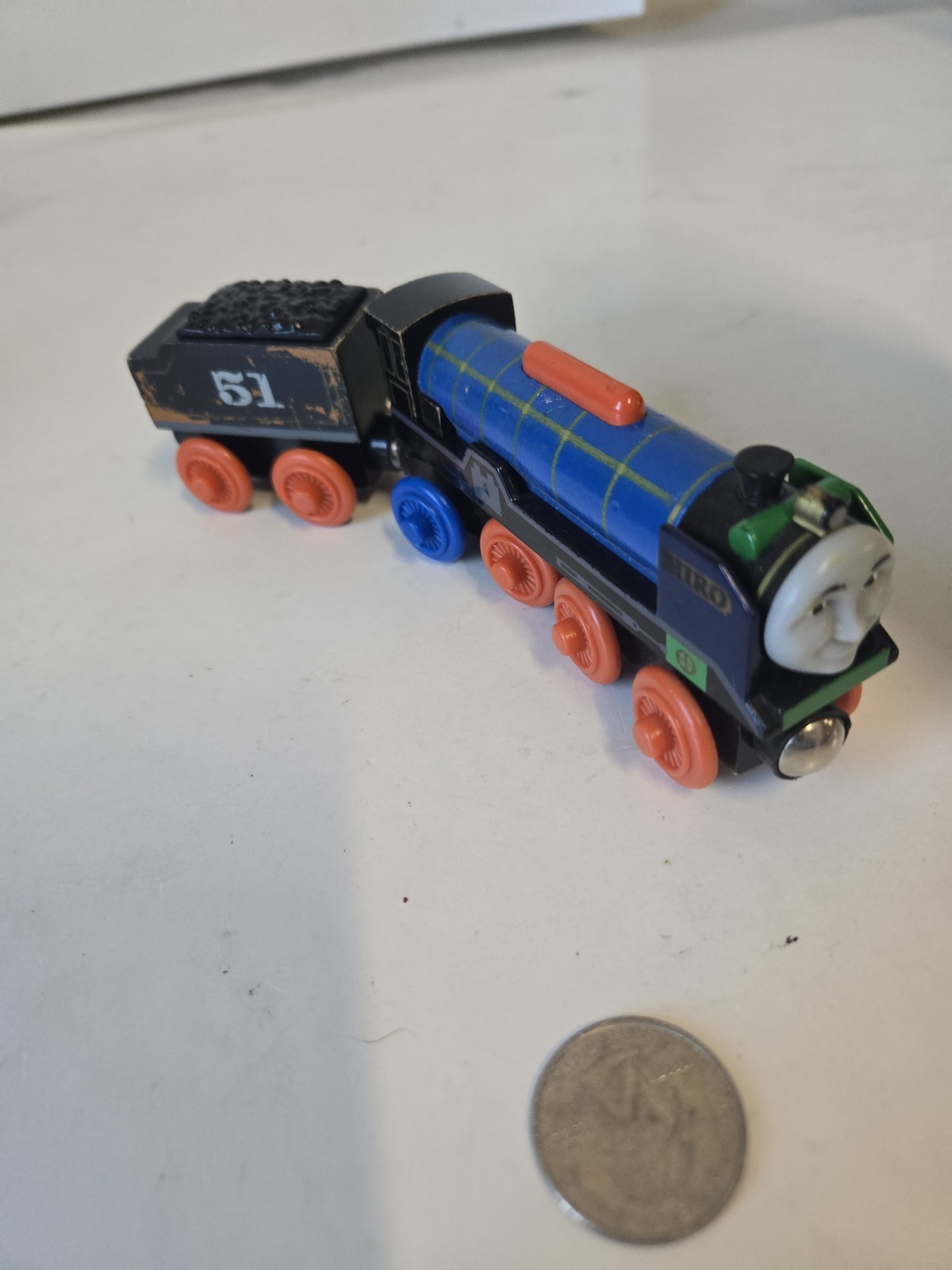 PATCHWORK HIRO AND TENDER / Thomas Wooden Trains 2012 VARIANT RELEASE