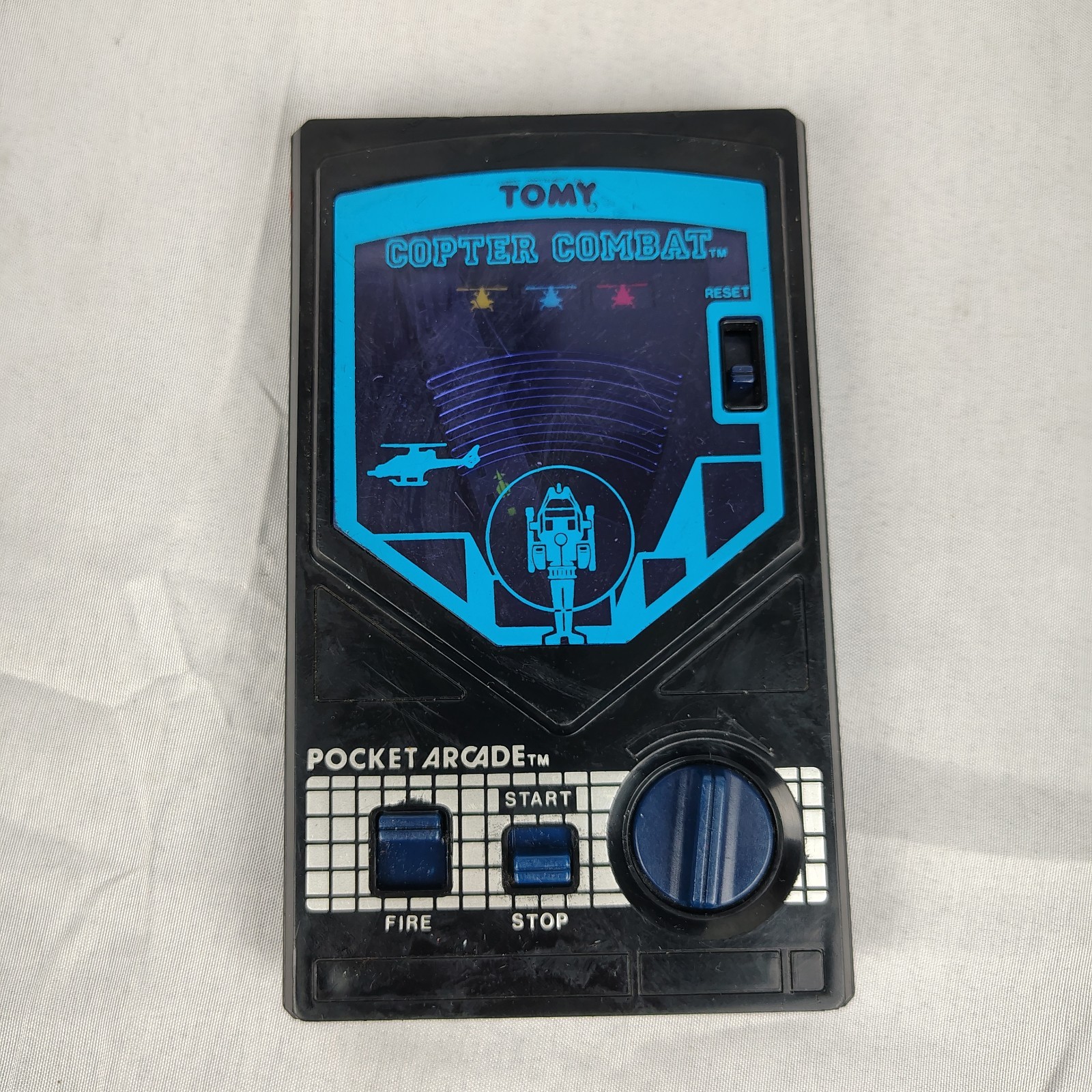 Vintage Tomy Copter Combat Handheld Game Helicopter