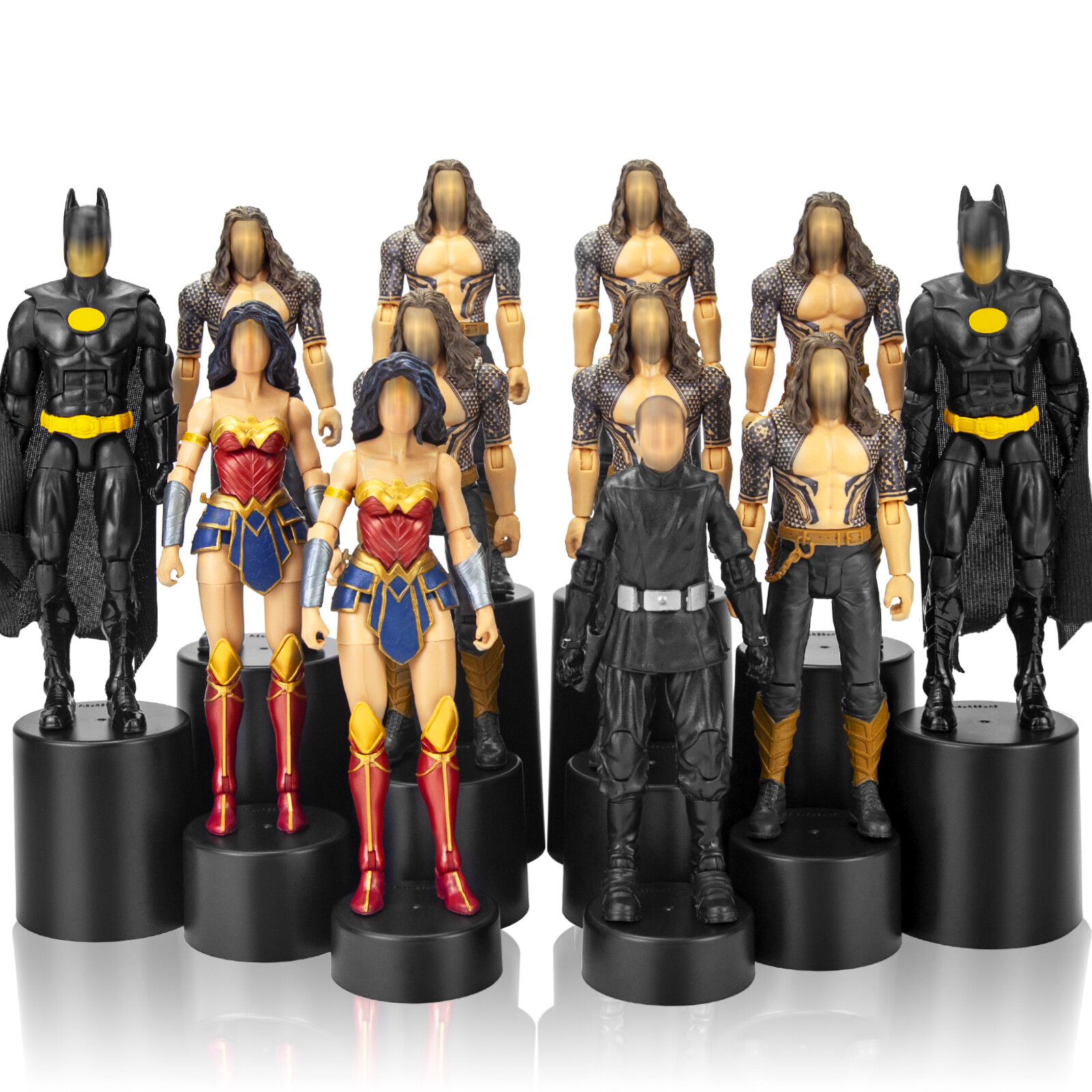 12 Display Stand Risers base For 6 » Marvel Legends Gi joe Motu Dc comics Figure