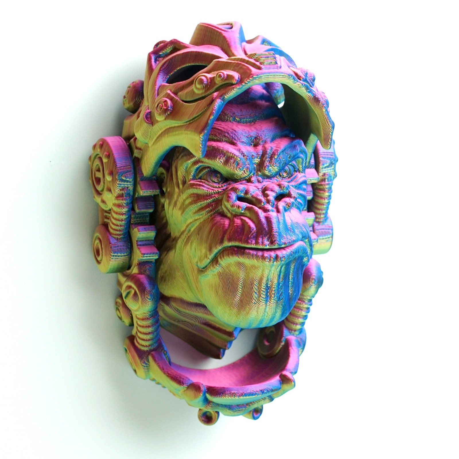 3D Printed Gorilla Mask Model,Articulated Animals Figure,Fidget Toys Home Decor