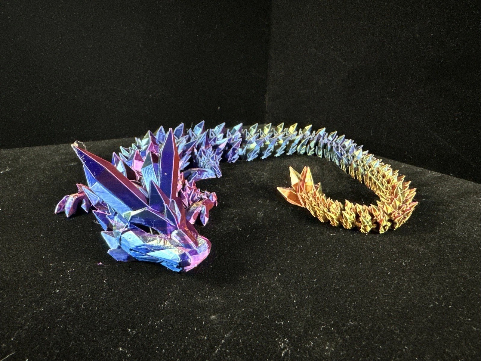 3D Printed Crystal Dragon Large