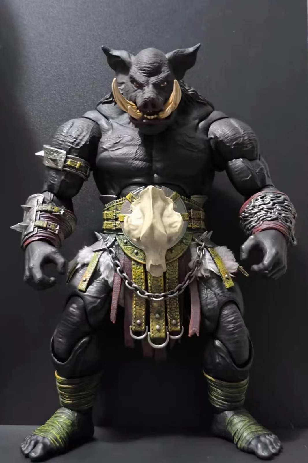 9in Xesray Studios Fit Only Head Sculpt Combatants Fight For Glory Pig No Figure