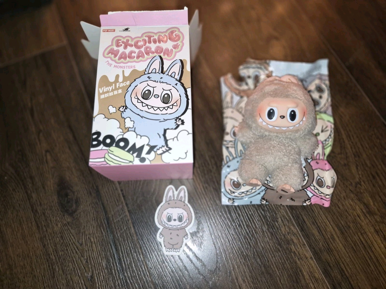 LABUBU MONSTER EXCITING MACARON TOFFEE PLUSH NEW