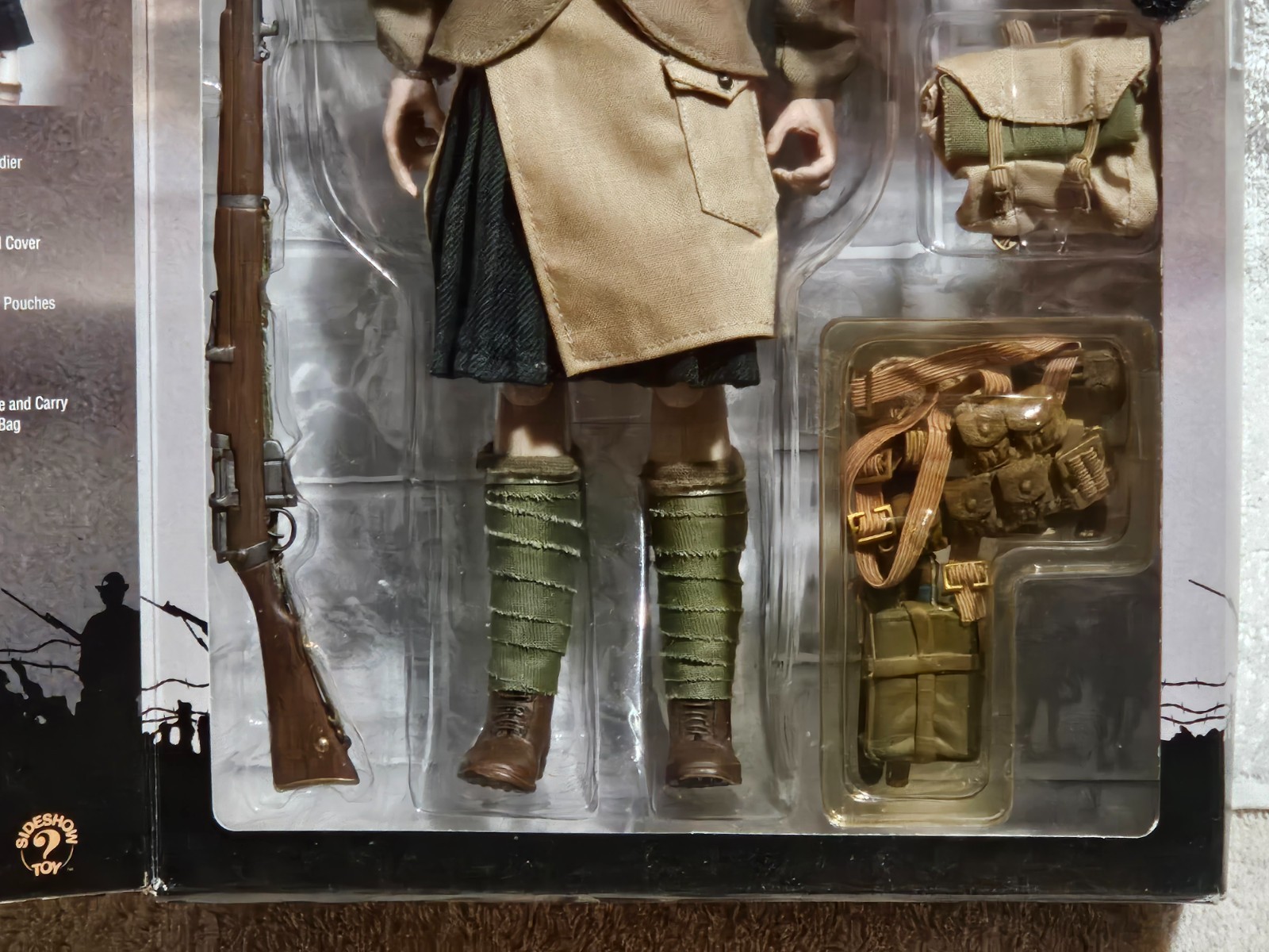 SIDESHOW &lsquo;Bayonets & Barbed Wire&rsquo; 6th/7th Battalion BLACK WATCH 12&Prime; Figure NIB!