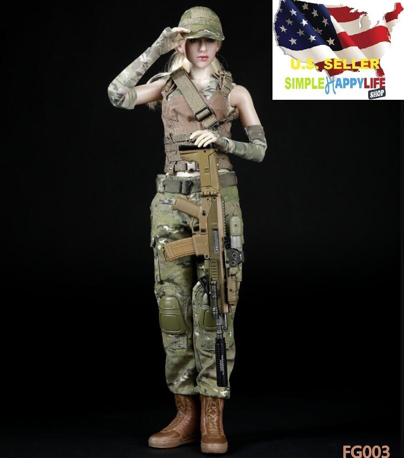 1/6 Female Tactical Military Combat Uniform for 12&Prime; figure worldbox Phicen ❶USA❶