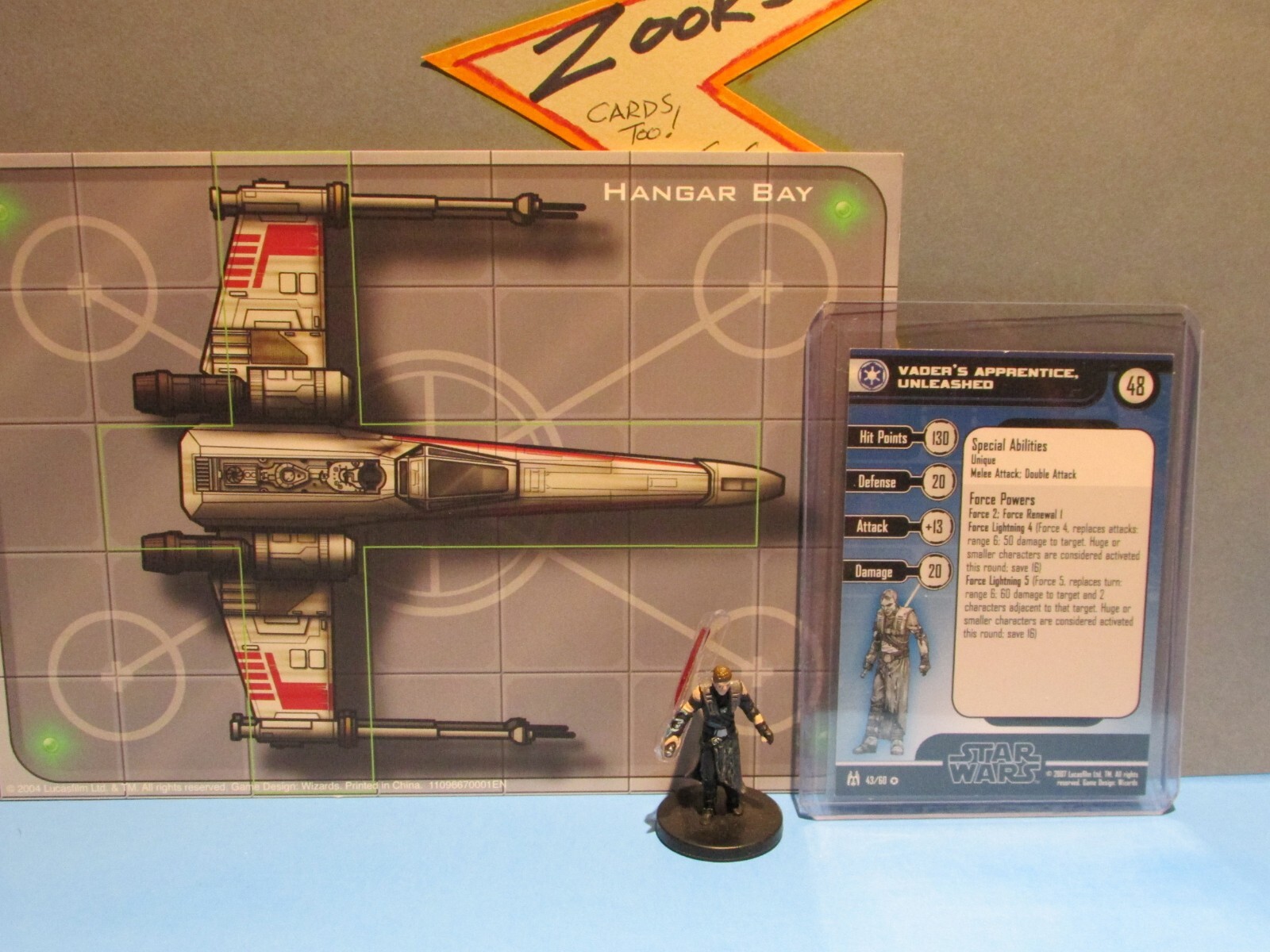 Star Wars Miniatures – RotS/FUnl/Universe singles.