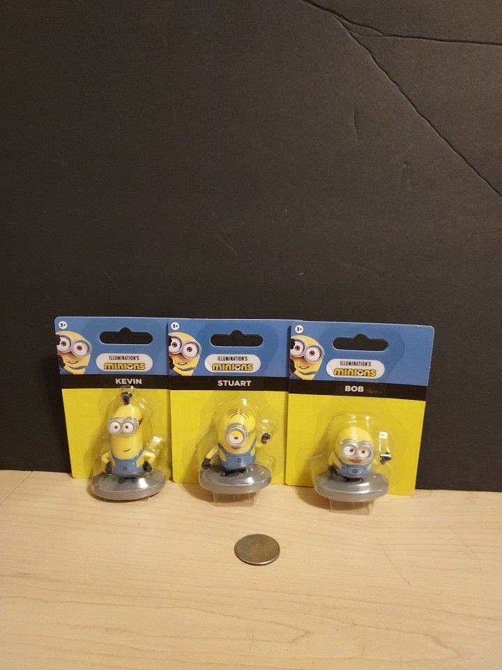 New Illumination Minions The Rise of GRU Bob Stuart Kevin Figure Just Play Lot.A