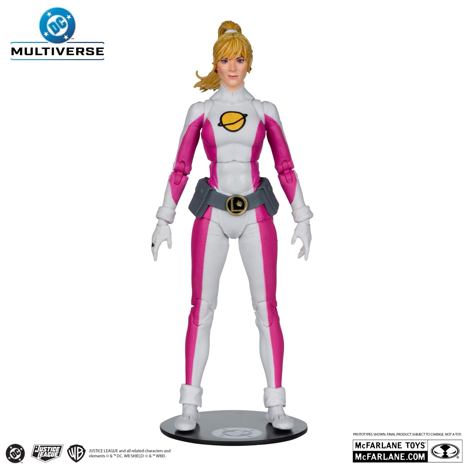 2 Figure Lot McFarlane DC Multiverse Saturn Girl & Starman Jack Knight Platinum