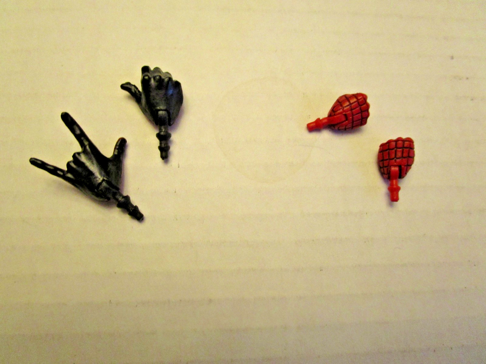 Marvel Legends Black & Red Hands Only Fodder Spider-Man Action Figure