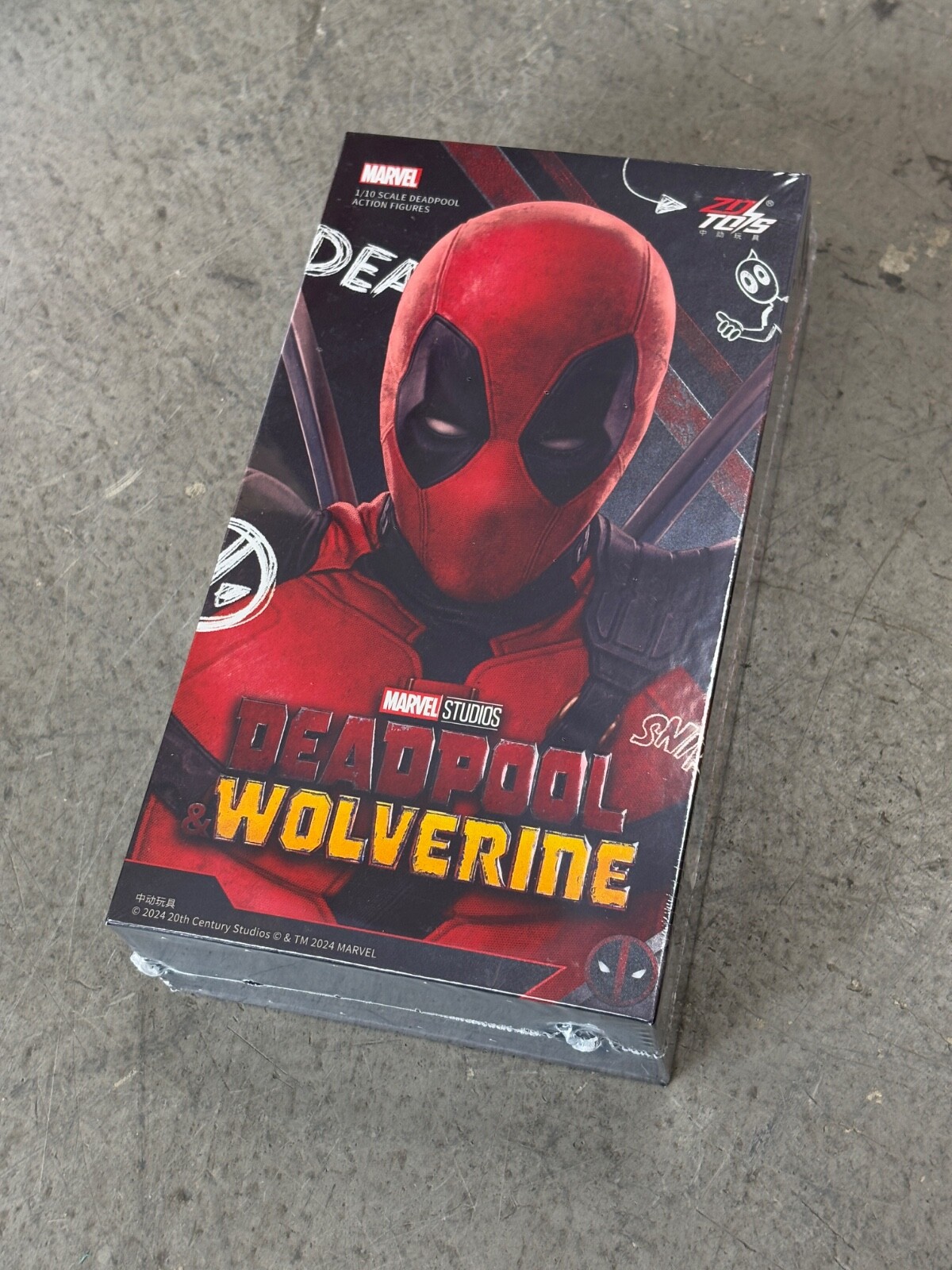 ZD-MOV-DP: ZD Toys Marvel Deadpool & Wolverine – Deadpool 1/10 Action Figure
