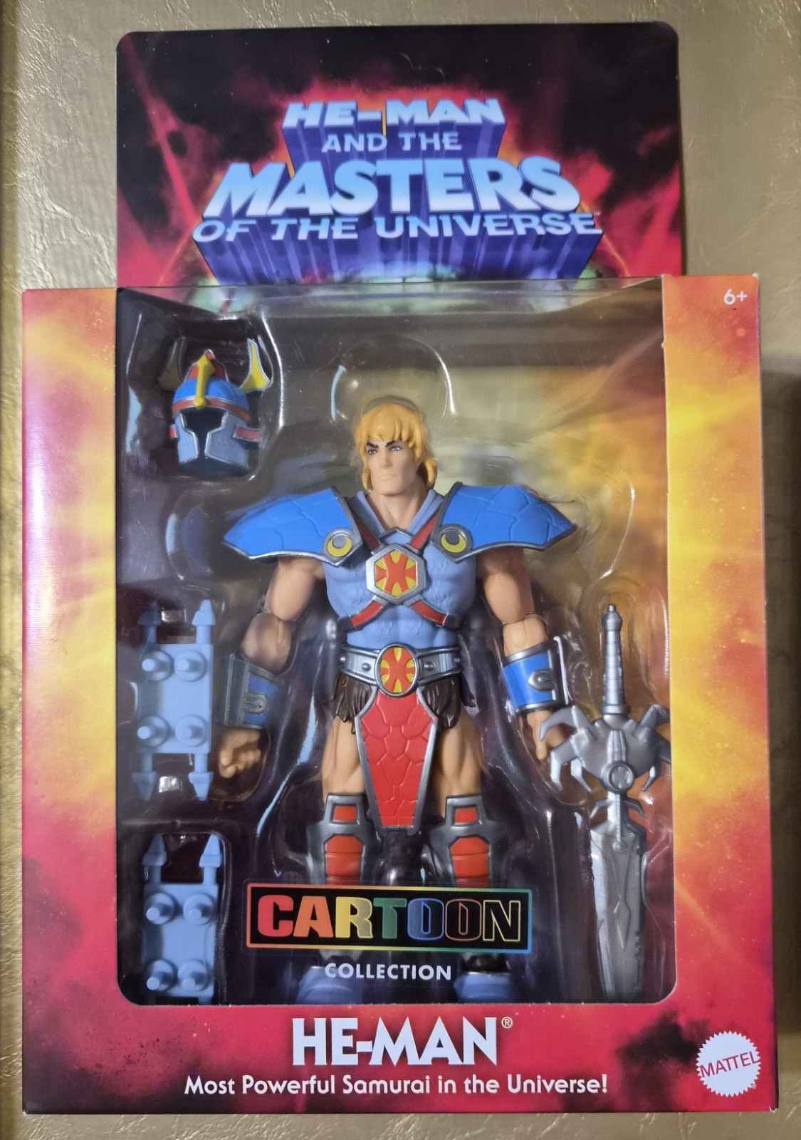 MASTERS OF THE UNIVERSE HE-MAN SAMURAI CARTOON COLLECTION FIGURE NIB