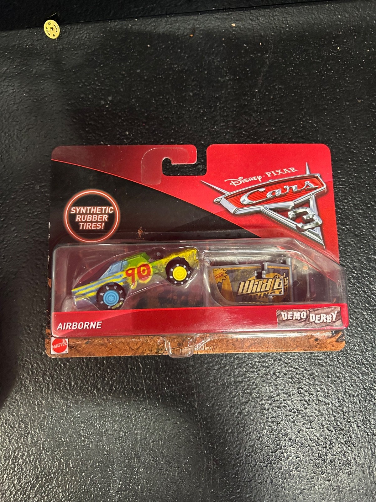 Disney Pixar Cars Demo Derby Synthetic Rubber Tires Airborne Walmart Exclusive