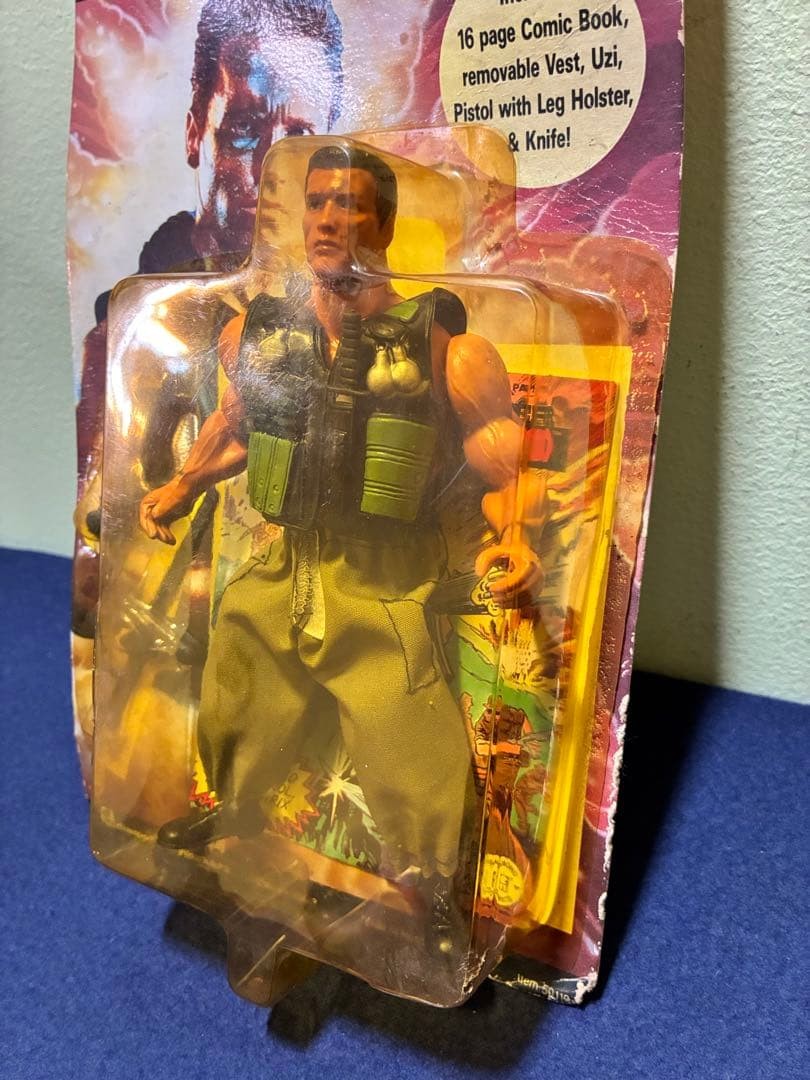 Diamond Toymakers Commando Schwarzenegger Figure Vintage 1985 w/Box Unopened