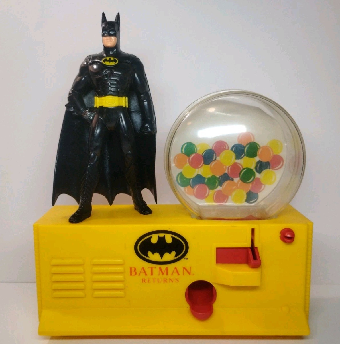 1992 Janex Batman Returns Talking Gumball Bank No Sound In Box Rare Official DC