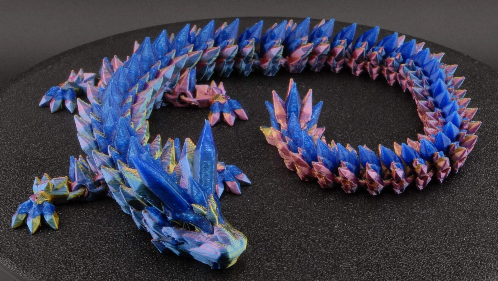 Crystal Dragon – Articulated Poseable Fantasy Dragon Toy | 3D Printed