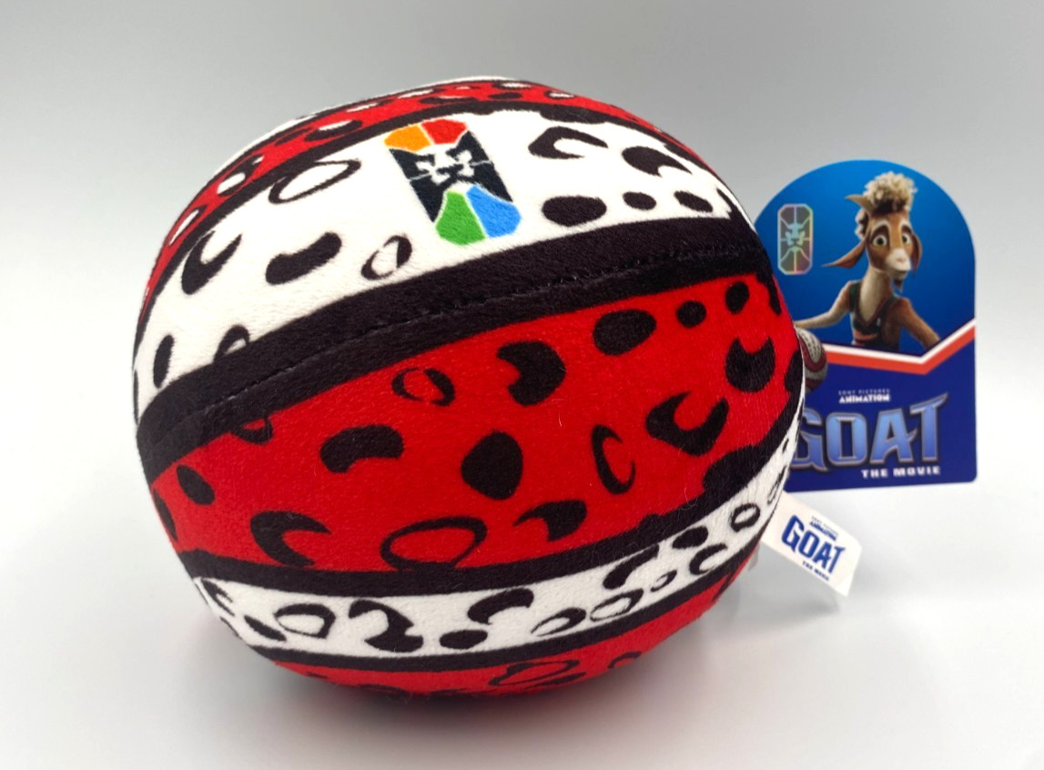 Goat Movie Plush Toy Official Roar League Basketball 5.5 inch New with tag