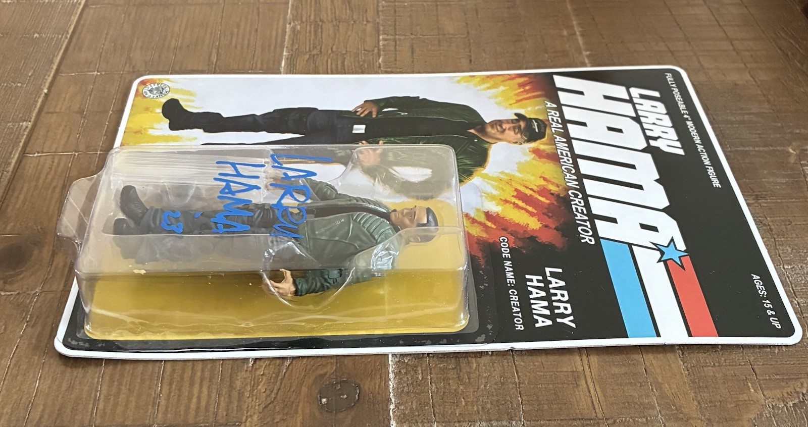 Larry Hama Signed GI Joe Creator Action Figure Beckett BAS