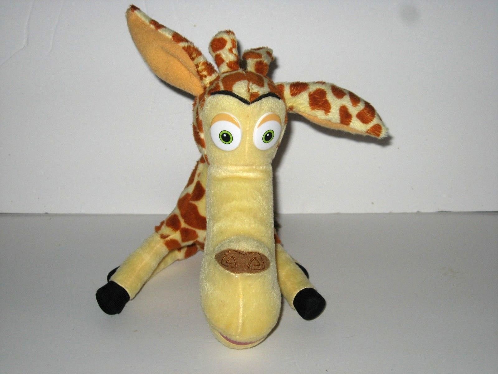 Big Headz TCC Global Madagascar Giraffe Melman Plush Doll Toy Dreamworks 10&Prime;