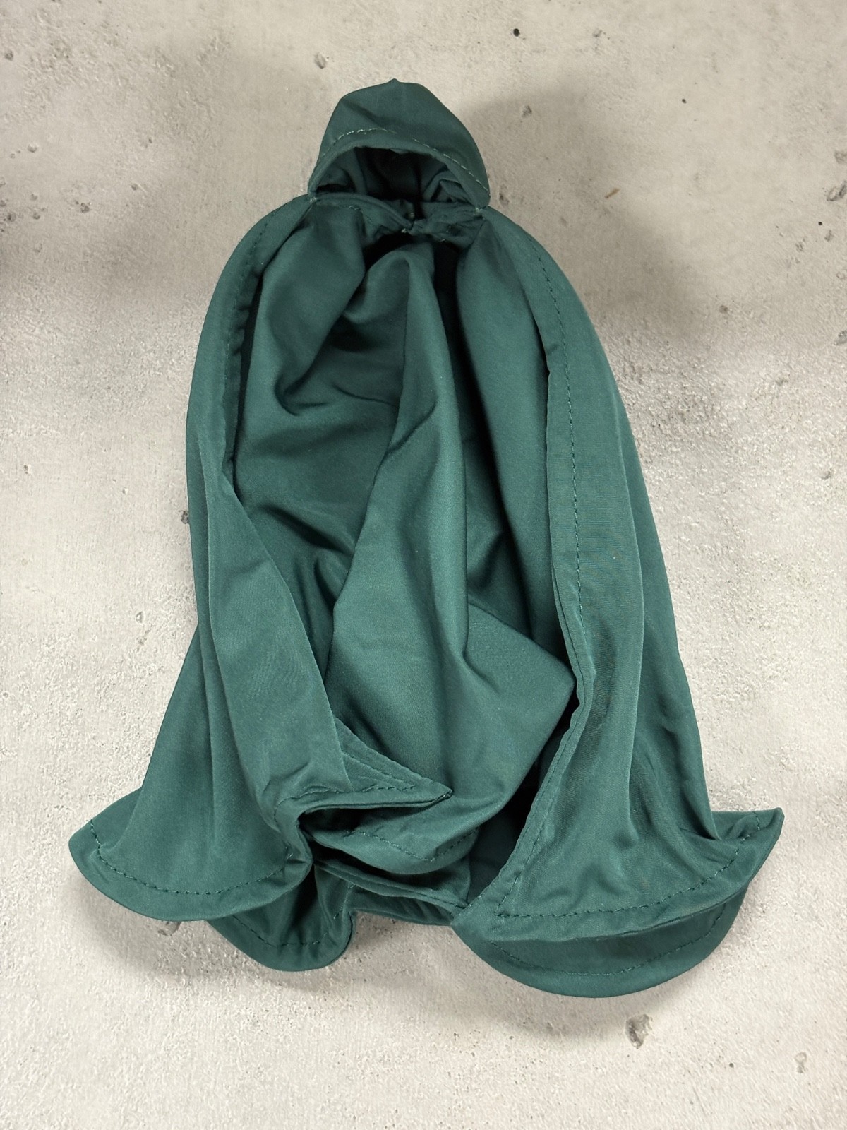 SU-KELHD-GRN: 1/12 Green Wired Hooded Cape for MOTU Keldor or 7&Prime; Action figures