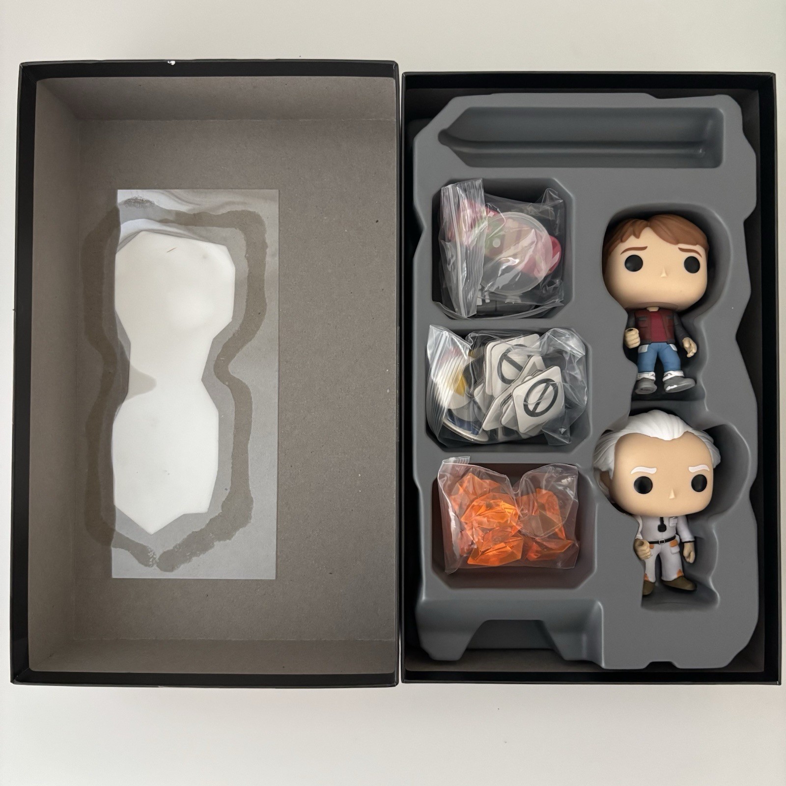Funkoverse Back to the Future Strategy Board Game English Version Open Box