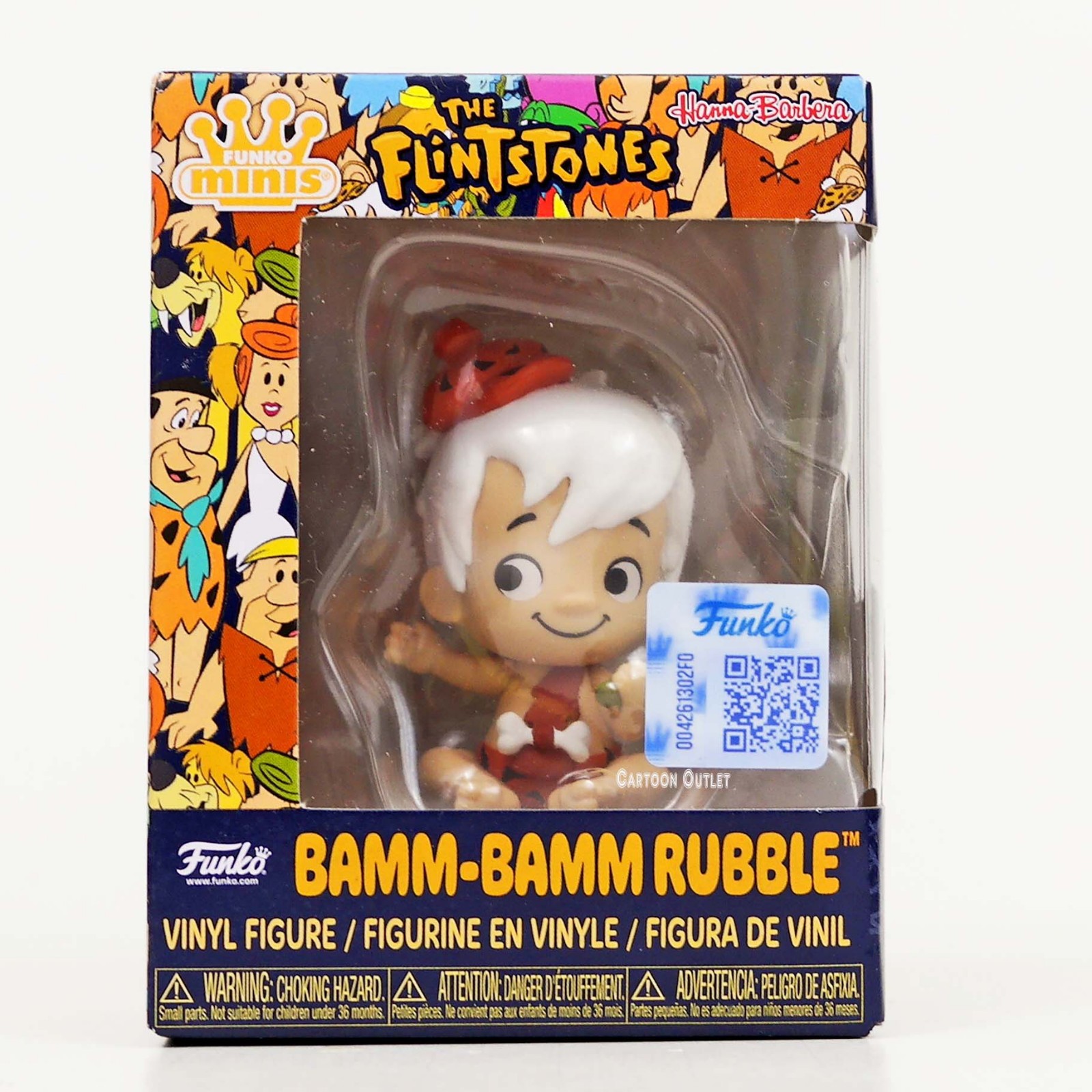 The Flintstones Bamm Bamm Rubble Figure 3.5&Prime; Funko Minis Collectible Doll Toy