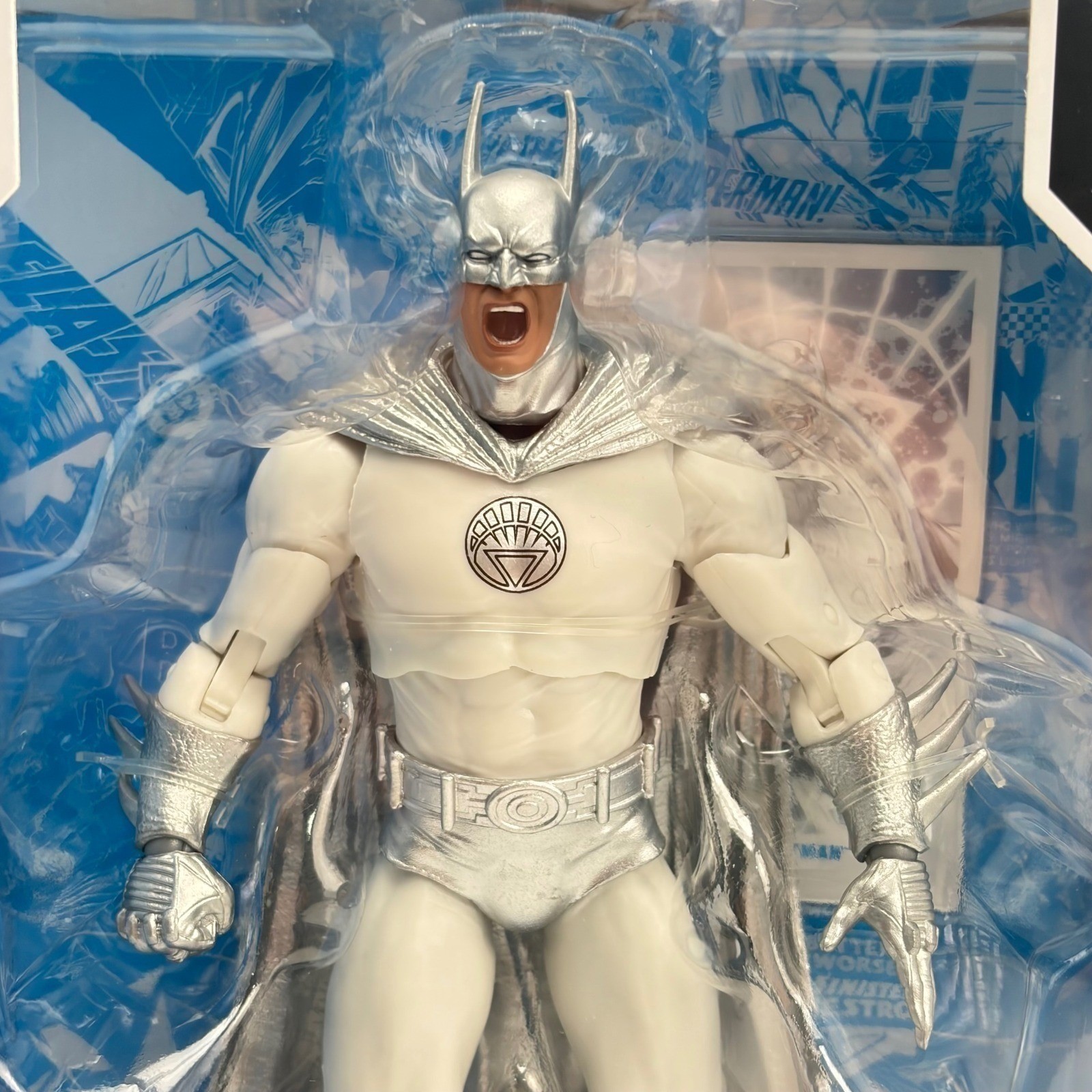 McFarlane DC Multiverse White Lantern Batman Figure Brightest Day In Hand!