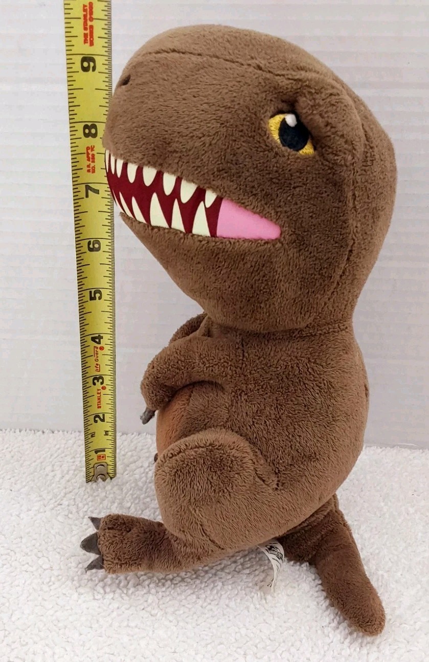 Universal Studios Jurassic World Brown T-Rex Dinosaur Buddy 9” Plush Stuffed