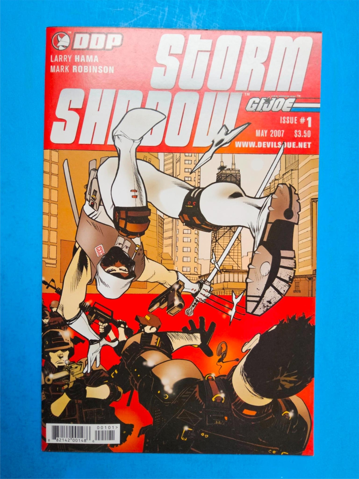 GI Joe STORM SHADOW Comic # 1 FIRST ISSUE ~ 2007 DEVILS DUE Larry Hama