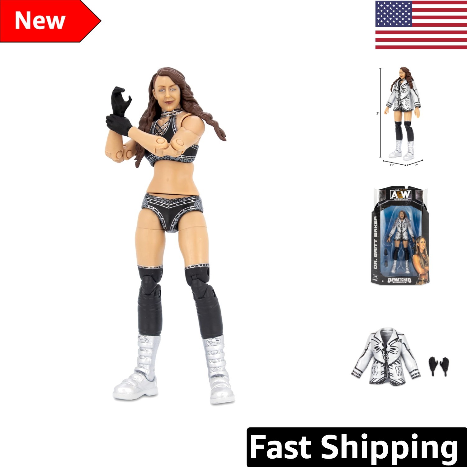 Authentic Dr. Britt Baker D.M.D. Action Figure – Perfect for Play & Display