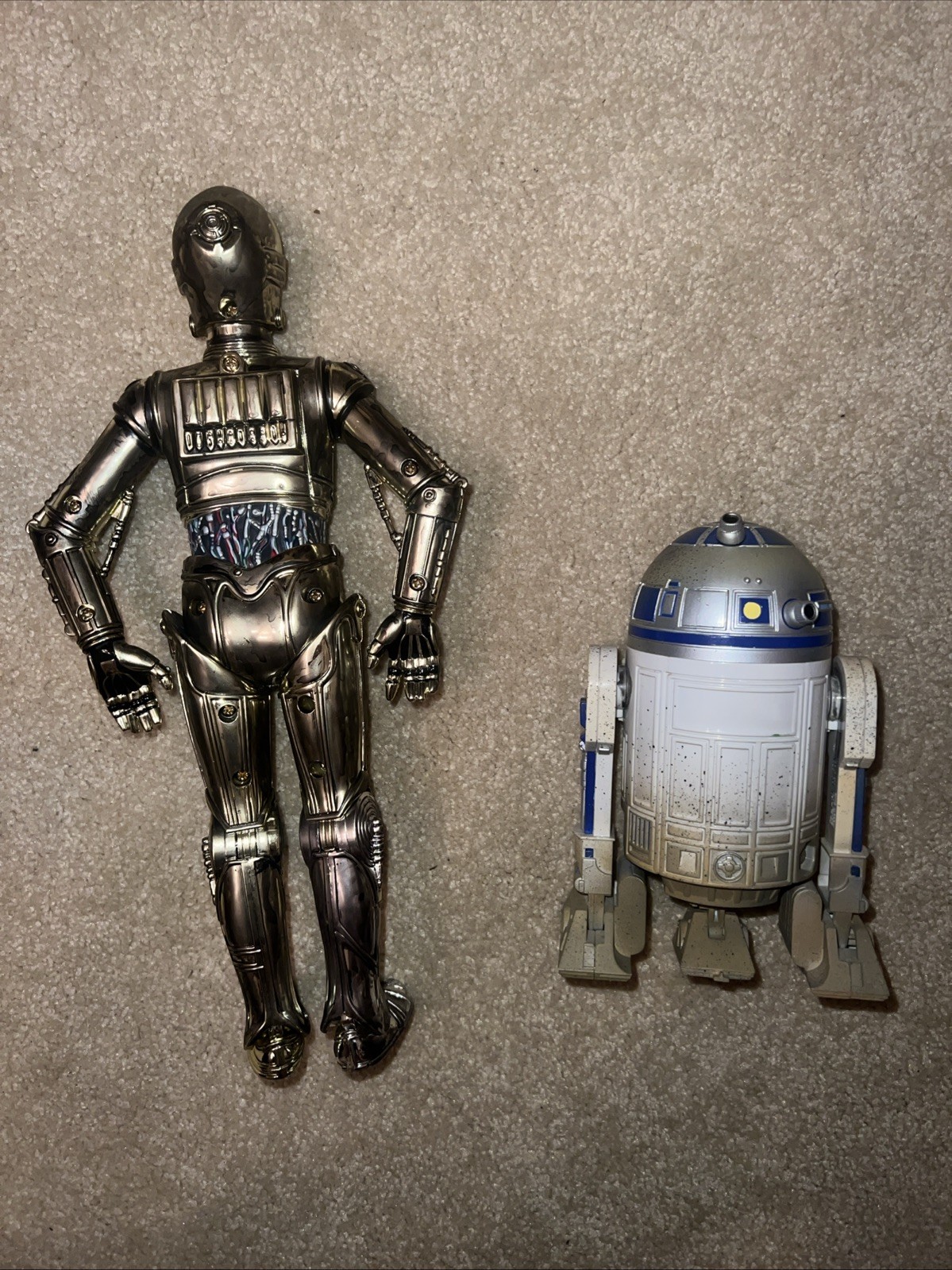 Star Wars Action Collection 1/6 Scale C-3PO & R2-D2 2 Pack 12&Prime; Figure Lot 1997