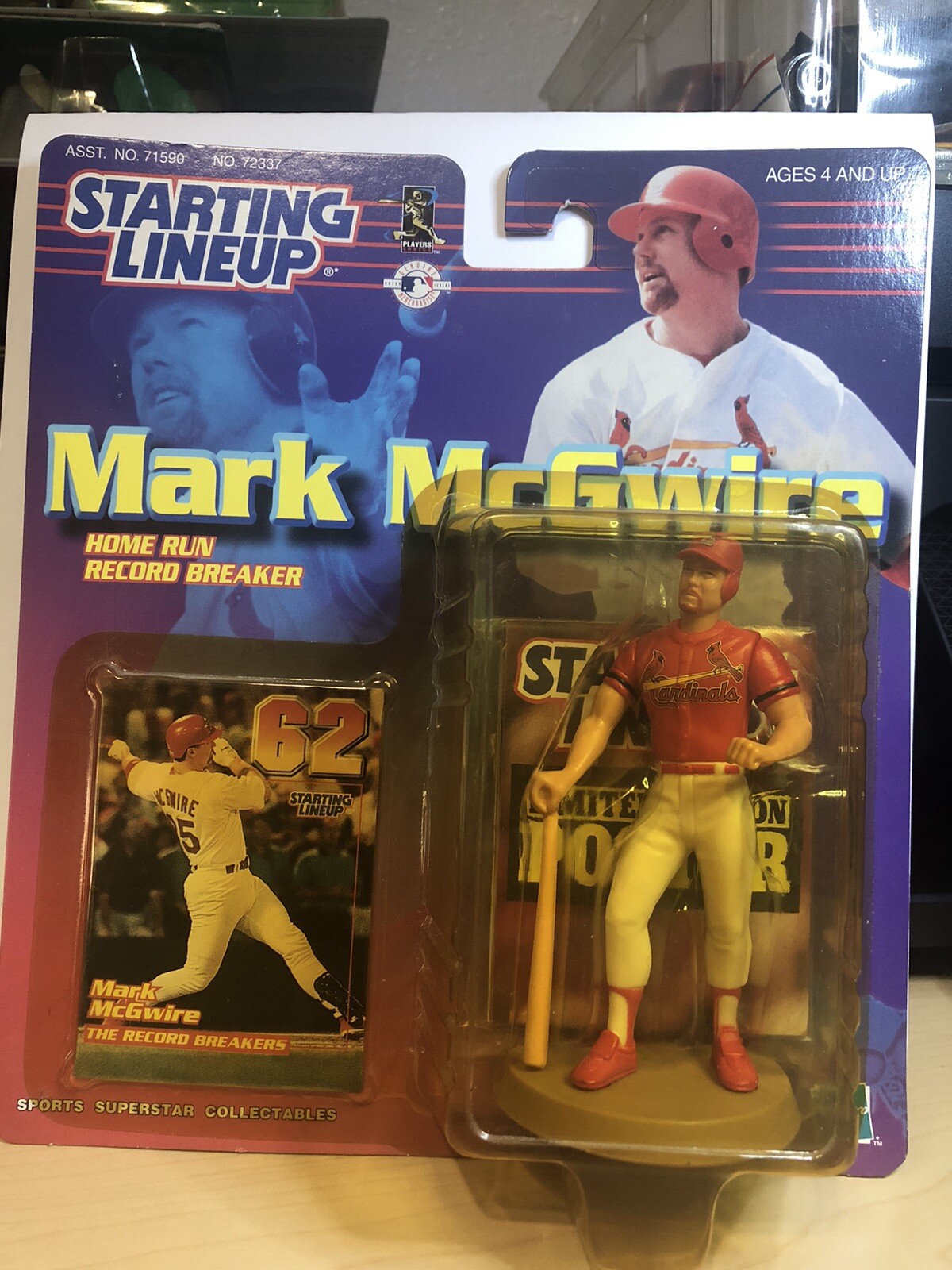 1999 STARTING LINEUP Mark McGwire HOME RUN RECORD BREAKER St. Louis Cardinals