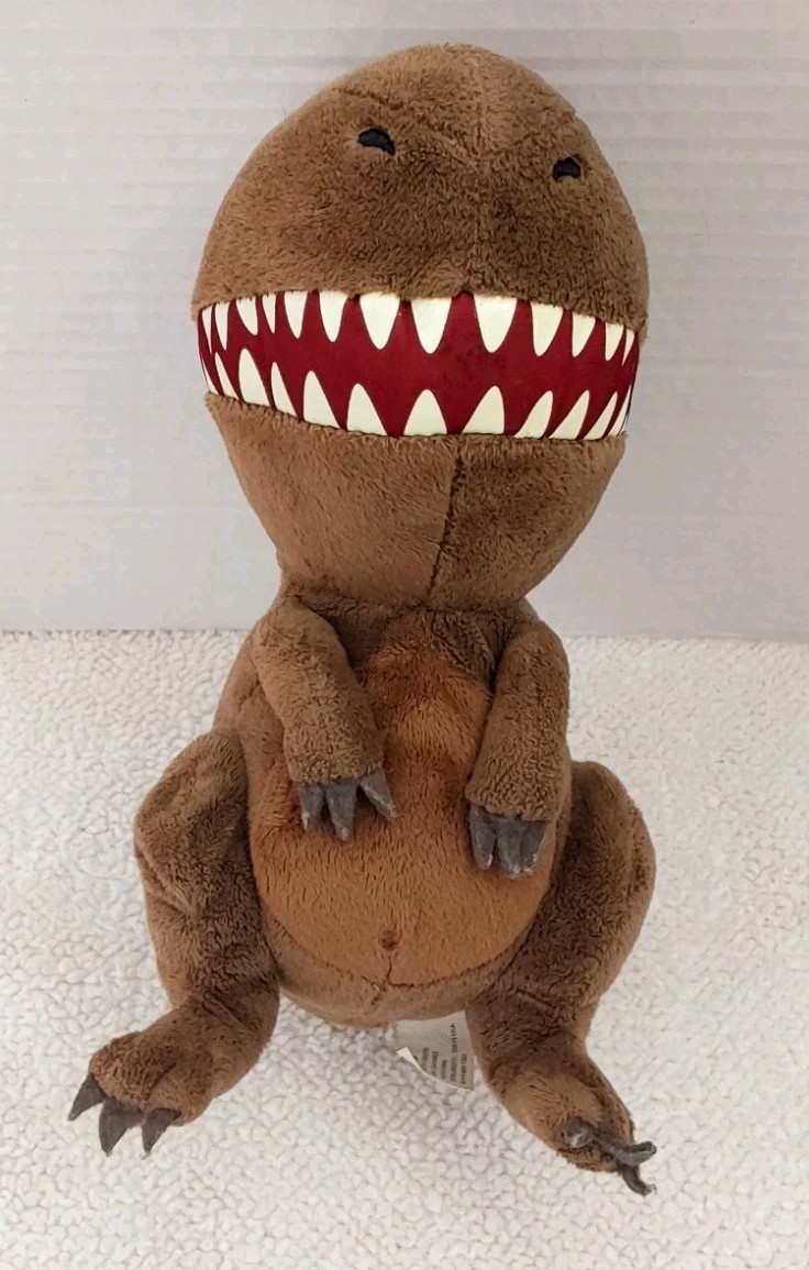 Universal Studios Jurassic World Brown T-Rex Dinosaur Buddy 9” Plush Stuffed