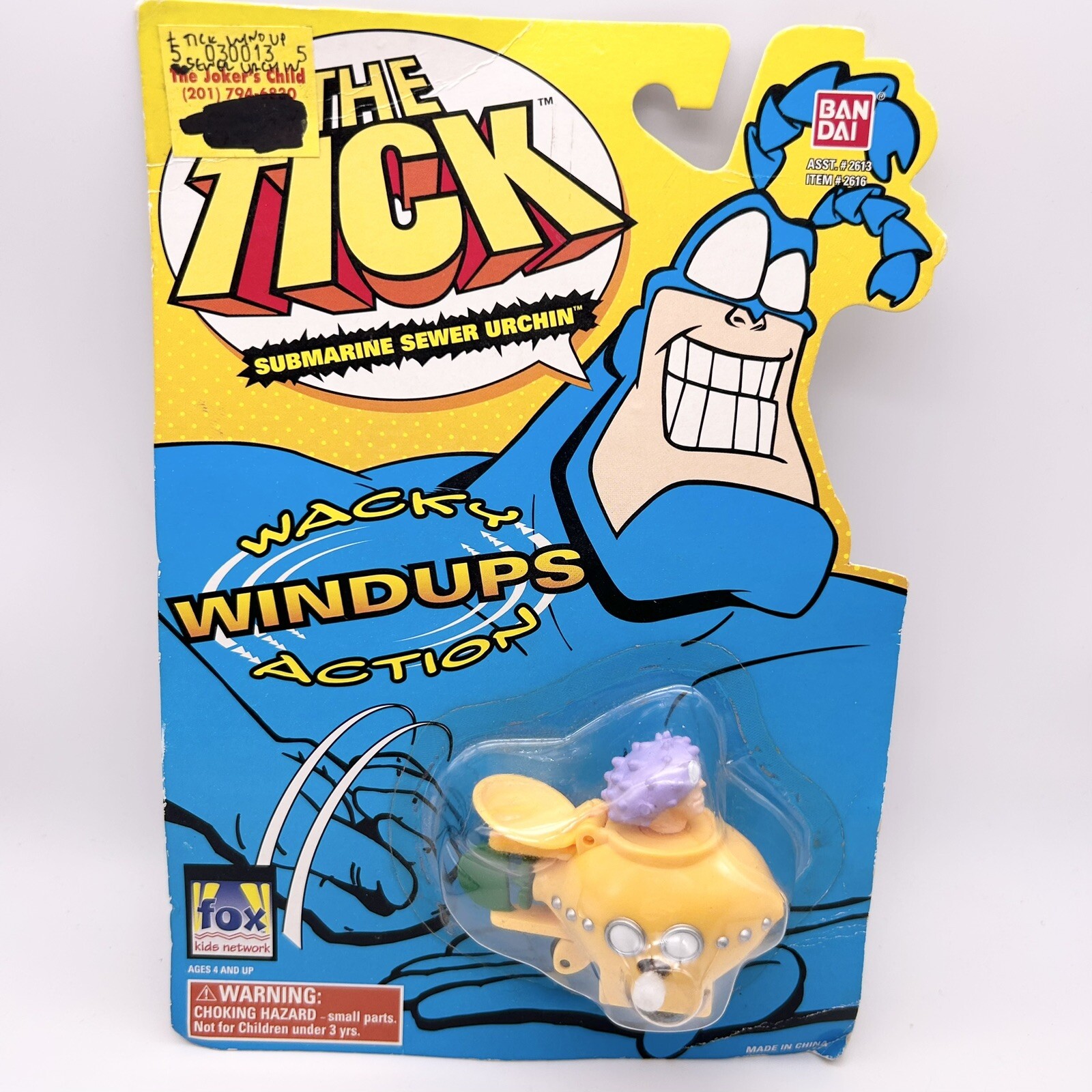 The Tick  » Cannon Human Bullet  » Wacky Windups Action Toy Bandai 1995