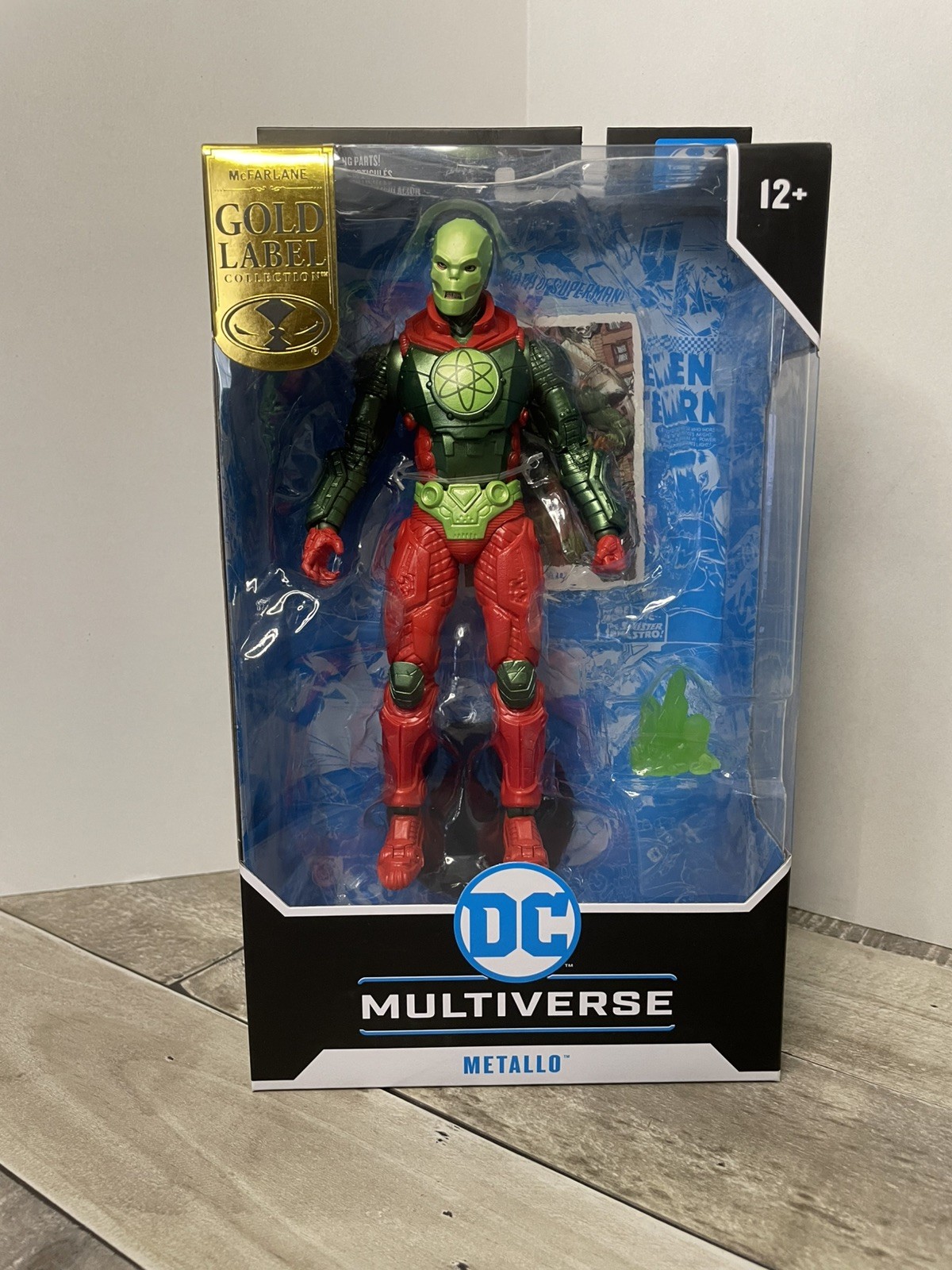 McFarlane DC Multiverse Gold Label Metallo 7” Figure New Sealed Superman Villain