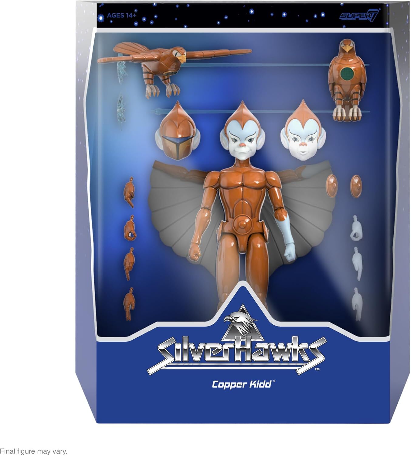 ✨ Brand New – Super7 ULTIMATES! SilverHawks Copper Kidd – 7&Prime; – Fast Ship! ✨