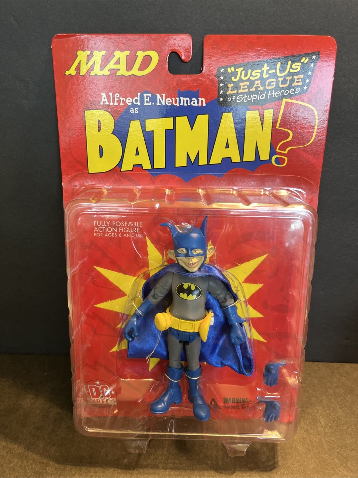 Mad Magazine DC Direct Just Us League Alfred E Neuman as Batman