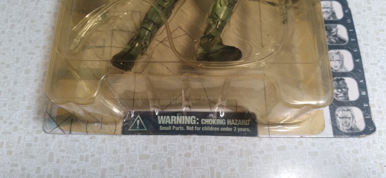 McFarlane Toys 1999 Metal Gear Solid Clear Stealth Variant Ninja Figure