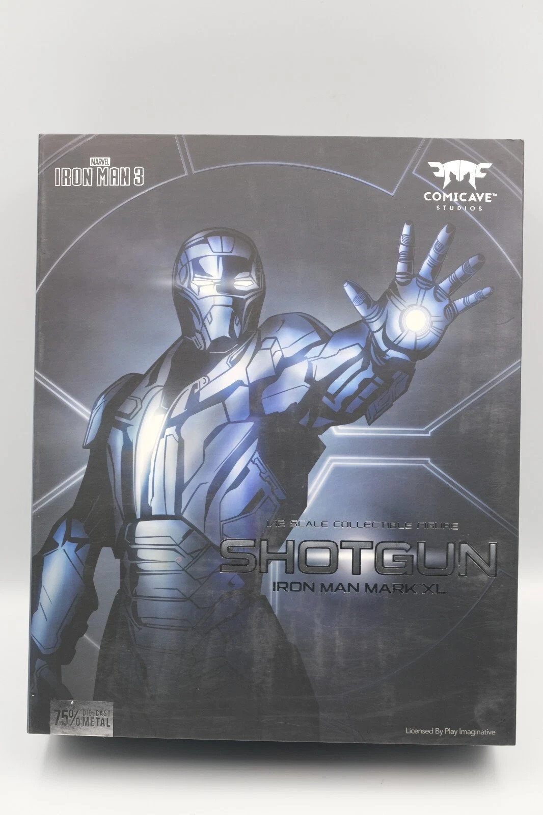 New Open Box Comicave Studios Iron Man 3 IRON MAN MARK XL SHOTGUN ARMOR