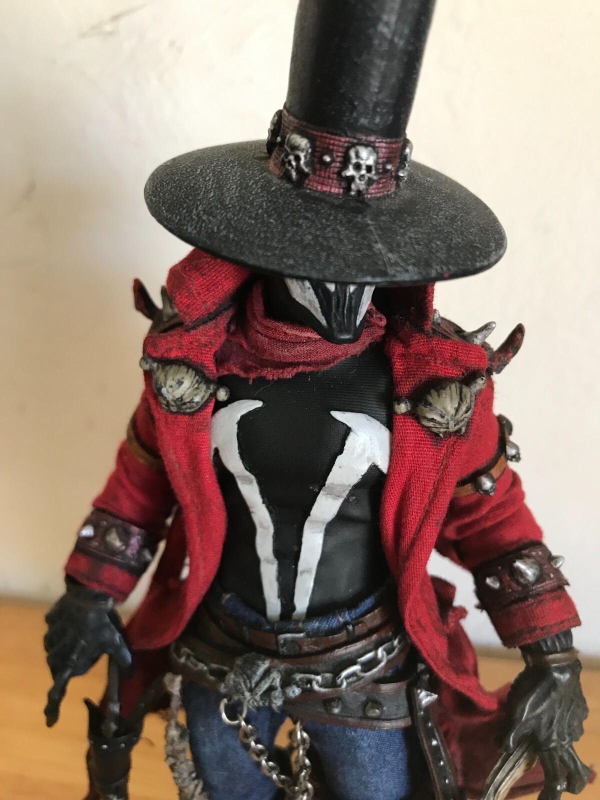 Custom Mezco 1/12 Gunslinger Spawn, i119 Mcfarlane, Rumble Society