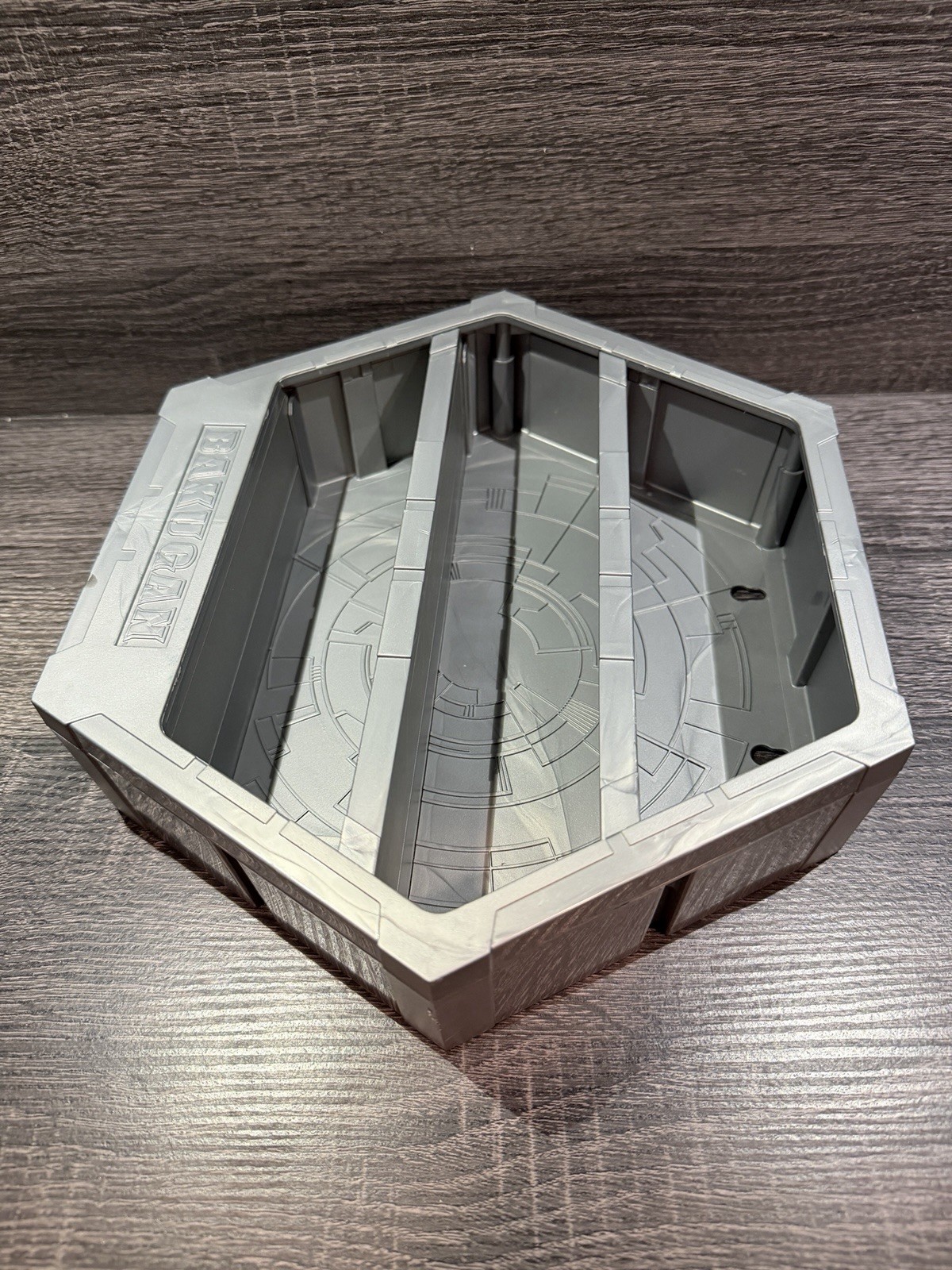 Bakugan Magnetic Hexagonal Battle Brawlers Gray Display Case (Wall mount)