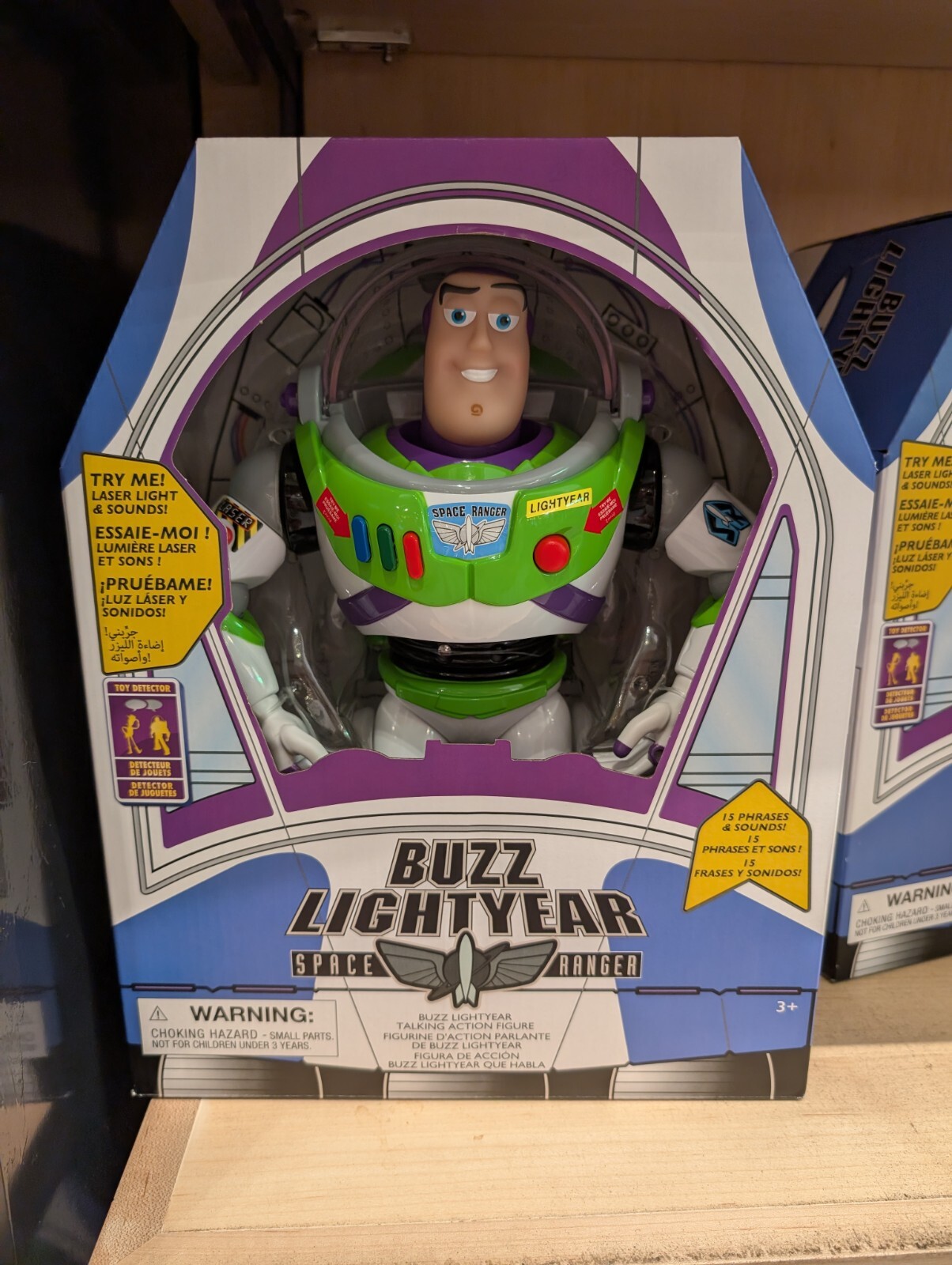 New! Disney Parks WDW Toy Story 12&Prime; Buzz Lightyear Interactive Action Figure ✅