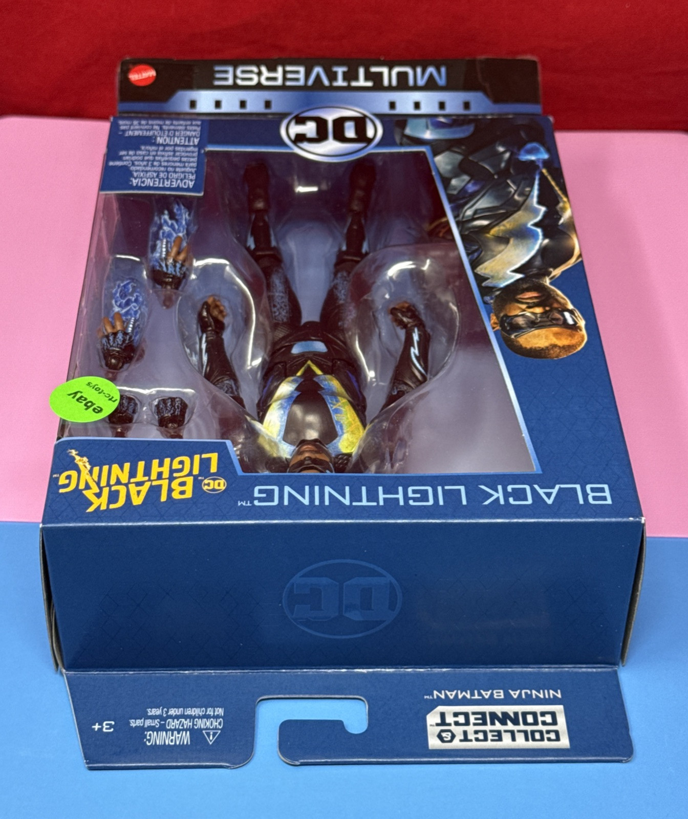 Mattel DC Multiverse BLACK LIGHTNING Connect Ninja Batman 6&Prime; Action Figure GDX10