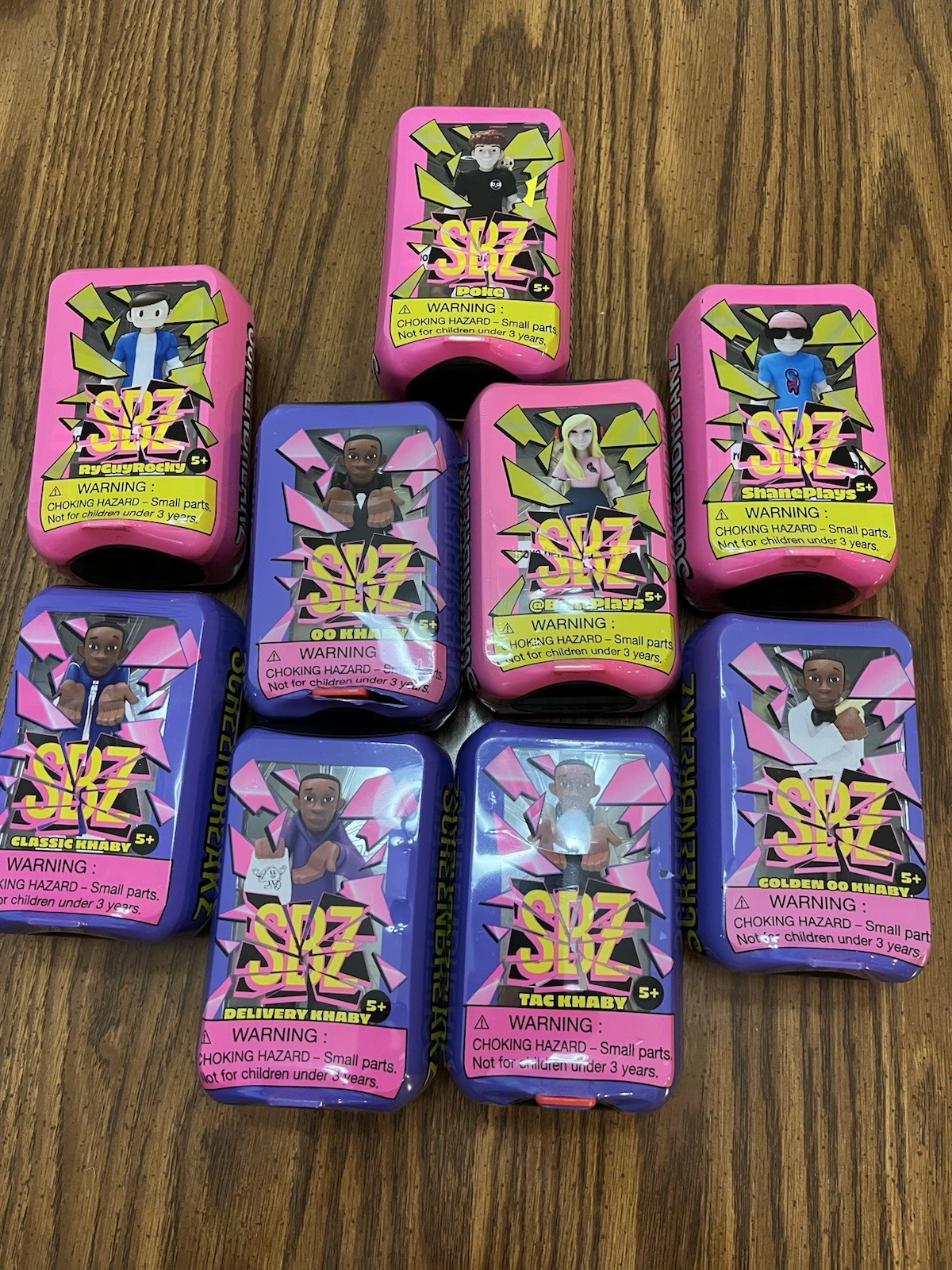 Lot Of 9 SBZ Screenbreakz New Sealed All Different Screen Breakz