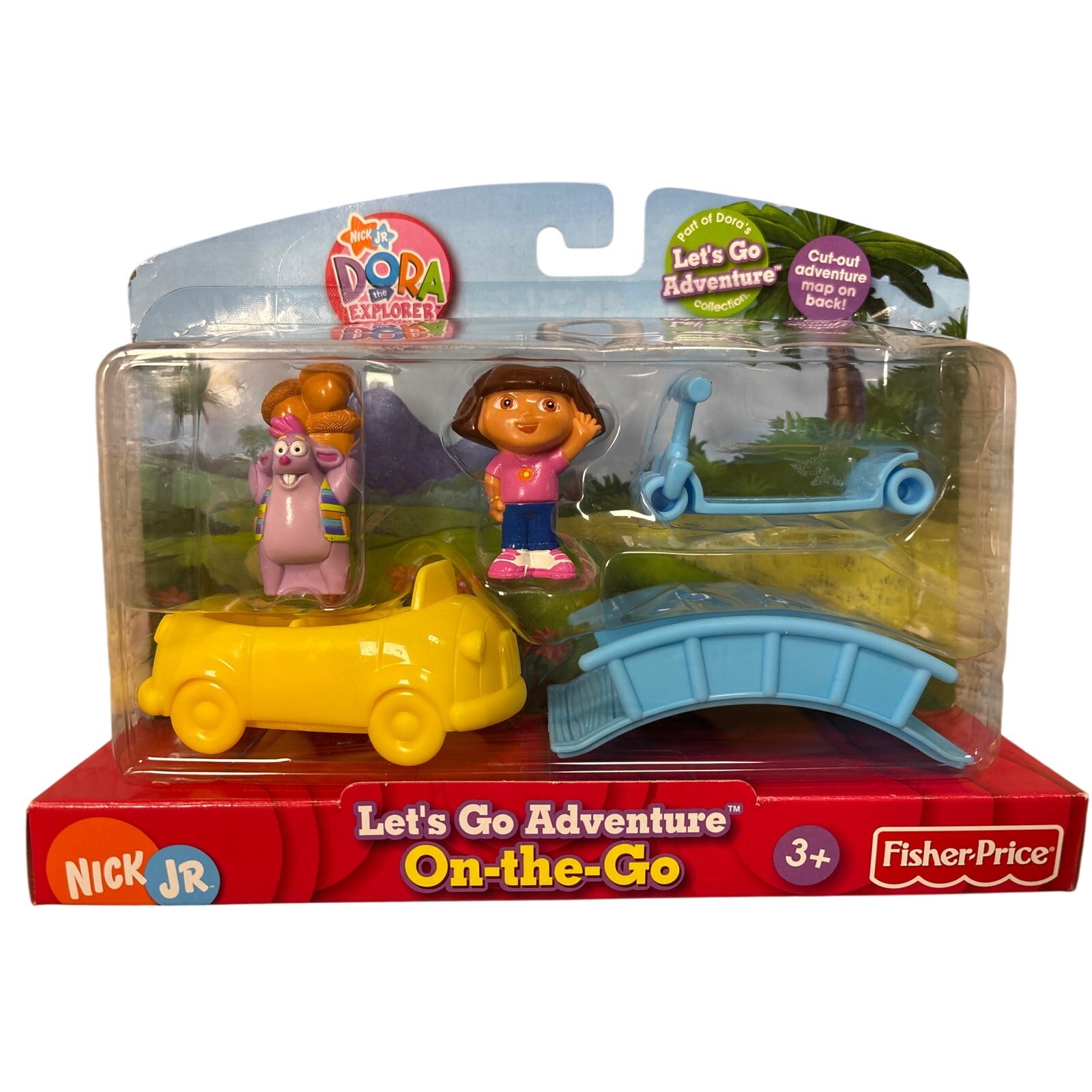 New 2005 Nick Jr. Dora the Explorer Lets go adventure on the go Sealed