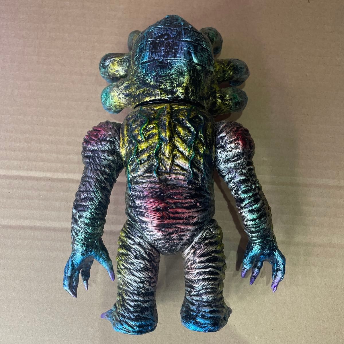 Ganime X Skull Head Butt Marmit Sofubi Soft Vinyl Figure Blue Mark Rare Japan
