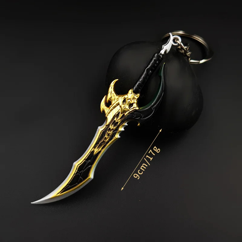 22Cm Solo Leveling Peripherals Knight Killer Fangs Metal Sword Cosplay Anime PVC