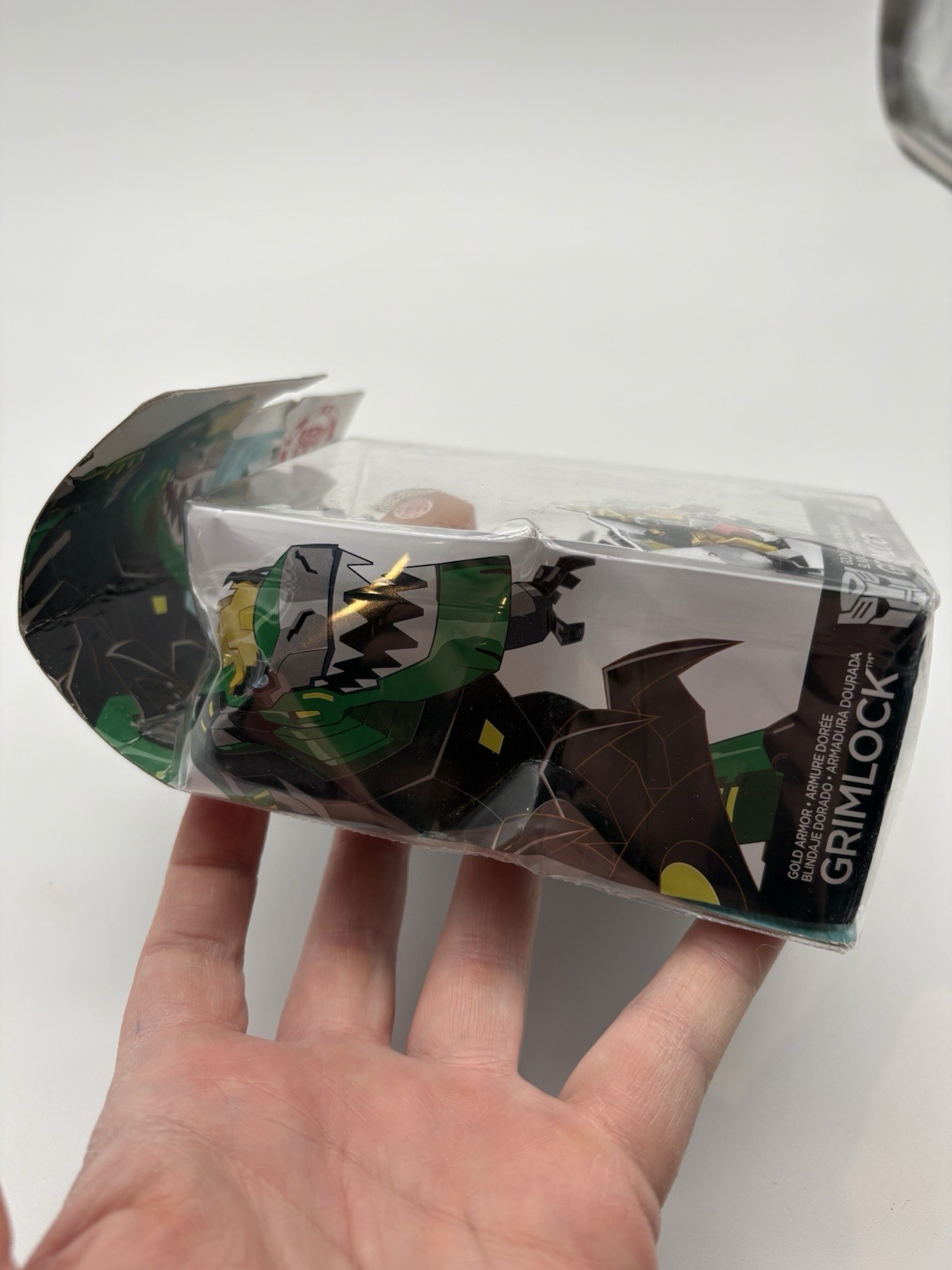 Transformers Robots in Disguise Warrior Class Gold Armor Grimlock Hasbro Sku 23