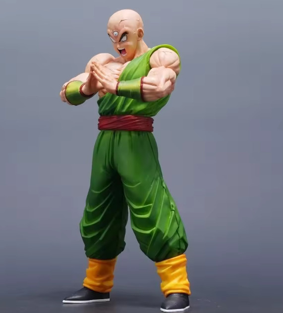 Anime Dragon Ball Z Tien Shinhan Goku Action Figure PVC Model Statue Toy 30cm