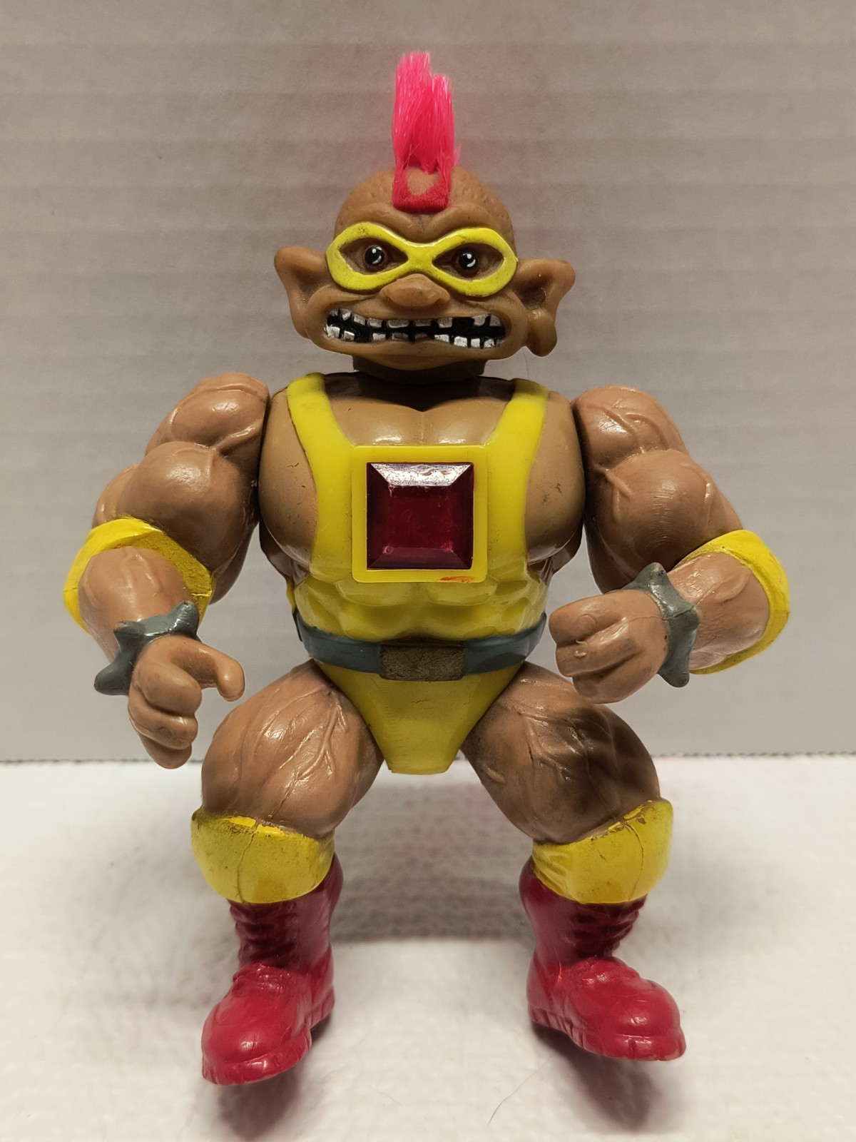 Chester The Wrestler Stone Works Ace Novelty Troll Spark Works 1992 VTG